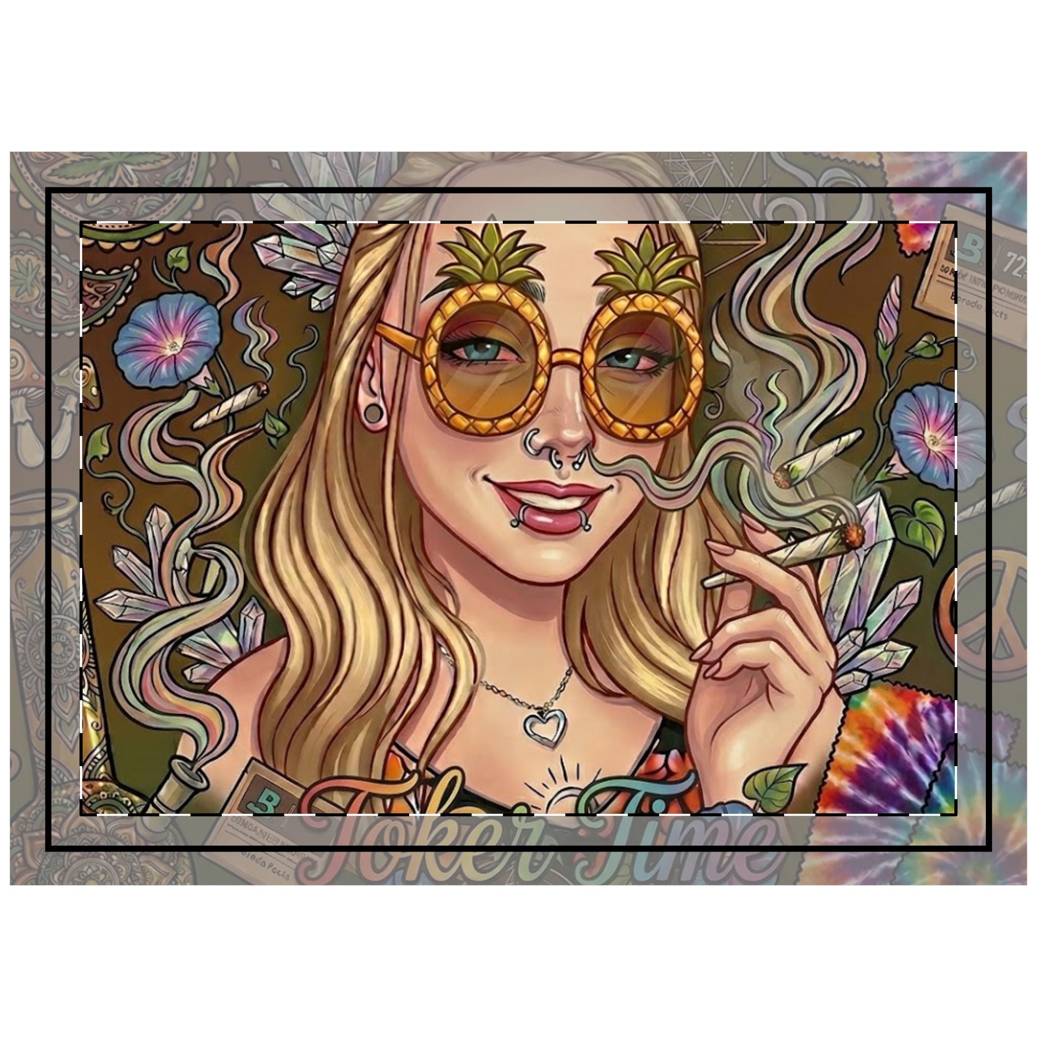 TOKER TIME THROW PILLOW